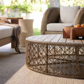 ARTERIORS HUGO OUTDOOR COFFEE TABLE - Side