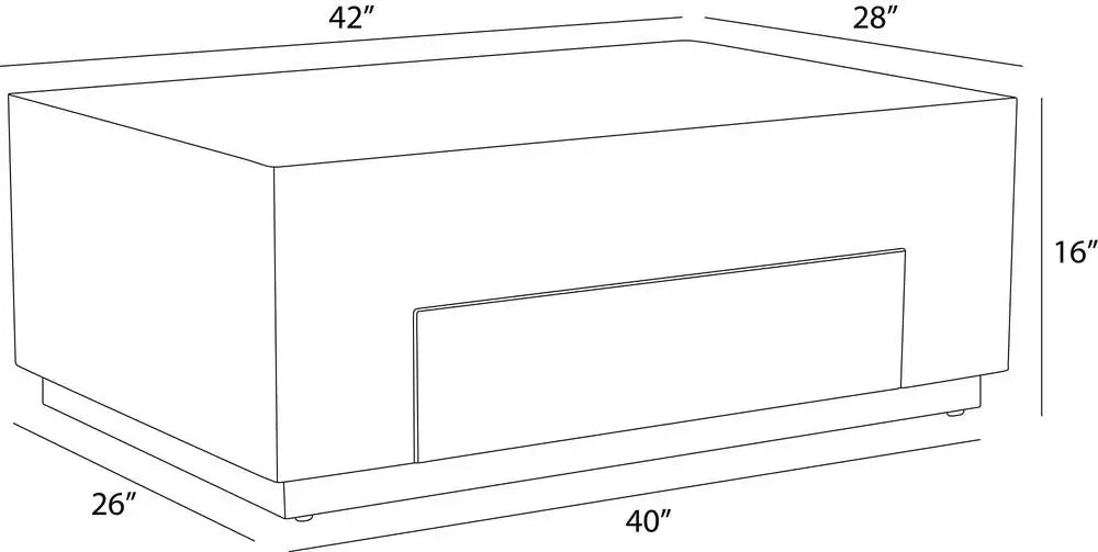 ARTERIORS JUSTICE COFFEE TABLE - Side