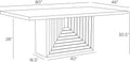 ARTERIORS CROCKETT DINING TABLE - Side