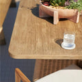 ARTERIORS DELRIO OUTDOOR DINING TABLE - Side