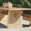ARTERIORS DELRIO OUTDOOR DINING TABLE - Side