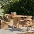 ARTERIORS DELRIO OUTDOOR DINING TABLE - Side
