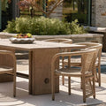 ARTERIORS DOMINIC OUTDOOR DINING TABLE - Side