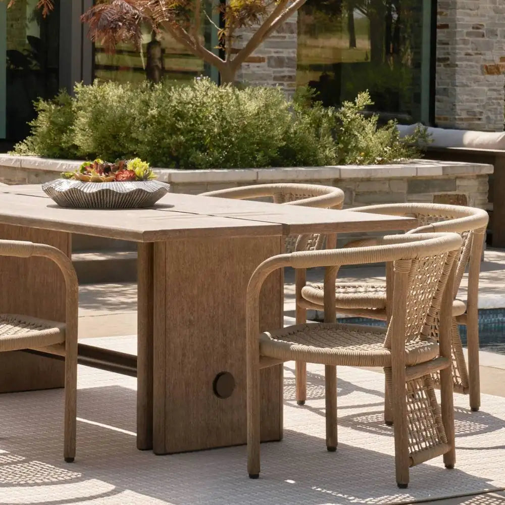 ARTERIORS DOMINIC OUTDOOR DINING TABLE - Side
