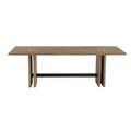 ARTERIORS DOMINIC OUTDOOR DINING TABLE - Side