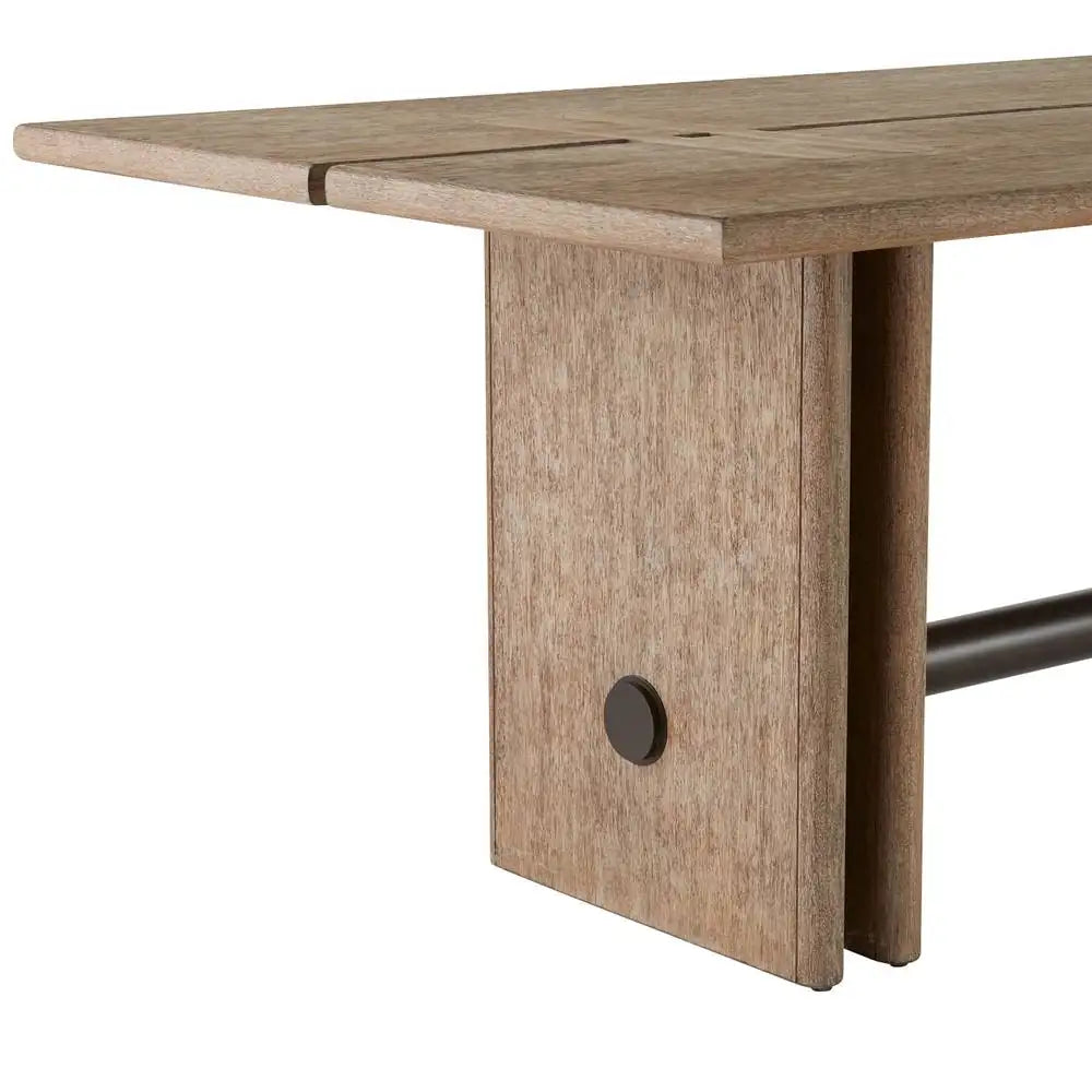 ARTERIORS DOMINIC OUTDOOR DINING TABLE - Side