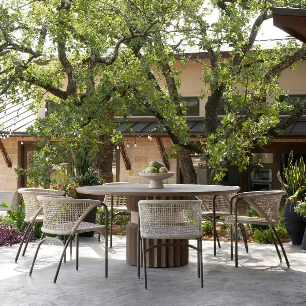 ARTERIORS ECHO OUTDOOR DINING TABLE - Side