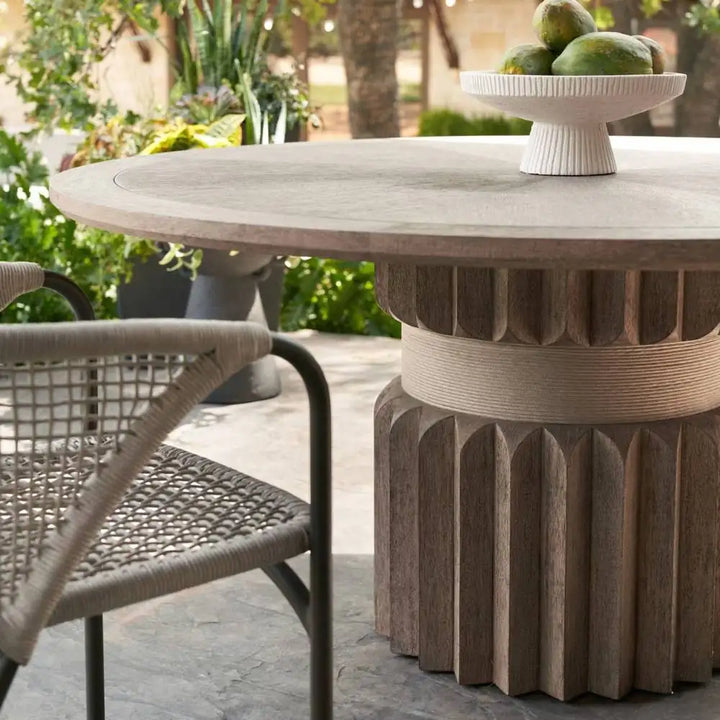ARTERIORS ECHO OUTDOOR DINING TABLE - Side