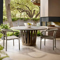 ARTERIORS GILMAN OUTDOOR DINING TABLE - Side