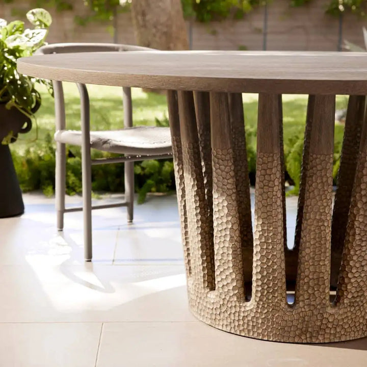 ARTERIORS GILMAN OUTDOOR DINING TABLE - Side