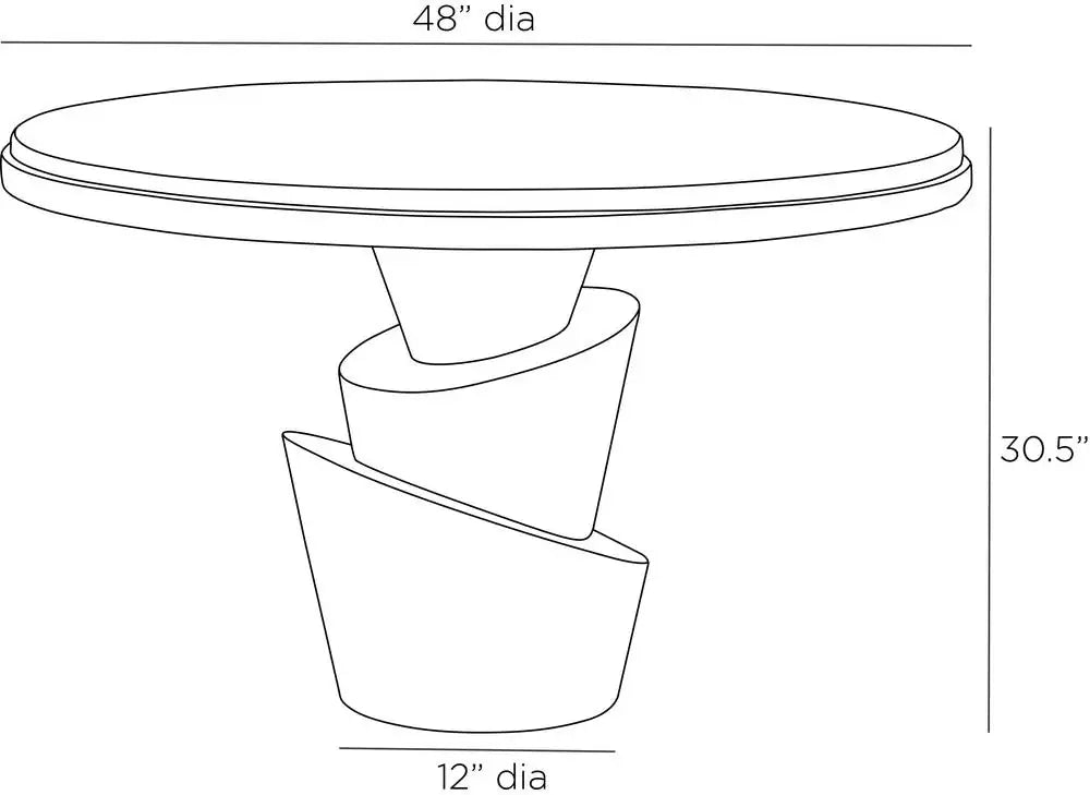 ARTERIORS FIGUEROA OUTDOOR ENTRY TABLE - Side