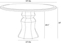 ARTERIORS KINSLEY DINING TABLE - Side