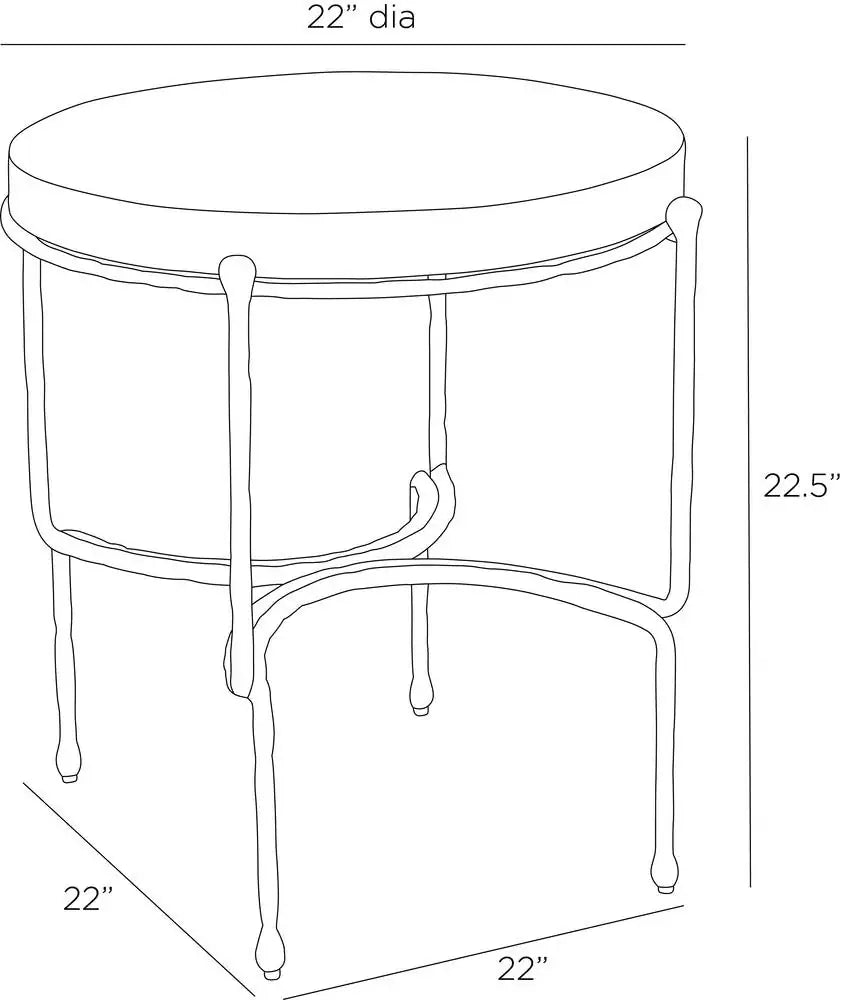 ARTERIORS CEDRICK END TABLE - Side