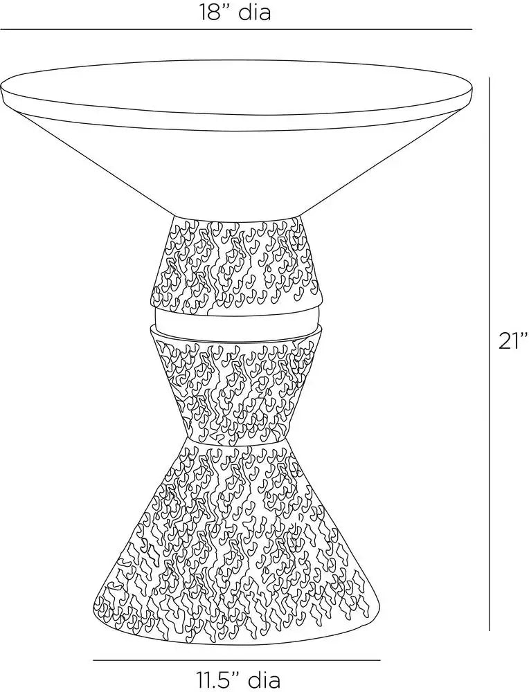 ARTERIORS FLOYD ACCENT TABLE - Side