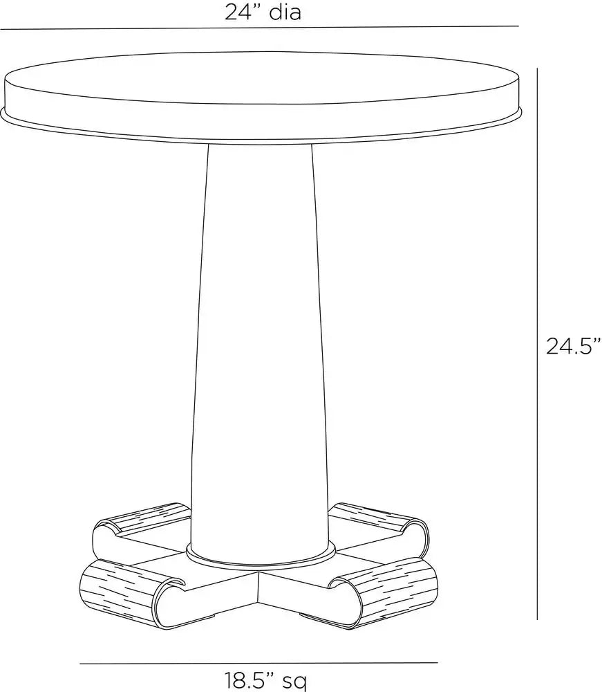 ARTERIORS HURST END TABLE - Side
