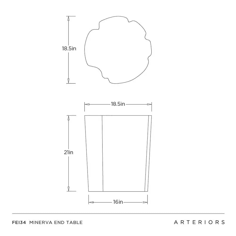 ARTERIORS MINERVA ACCENT TABLE - Side
