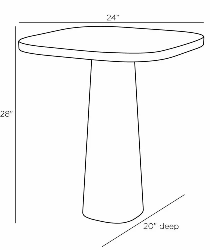 ARTERIORS BLYTHE END TABLE - Side