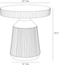 ARTERIORS BOYDEN OUTDOOR END TABLE - Side
