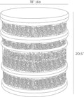 ARTERIORS DERMOT OUTDOOR ACCENT TABLE - Side