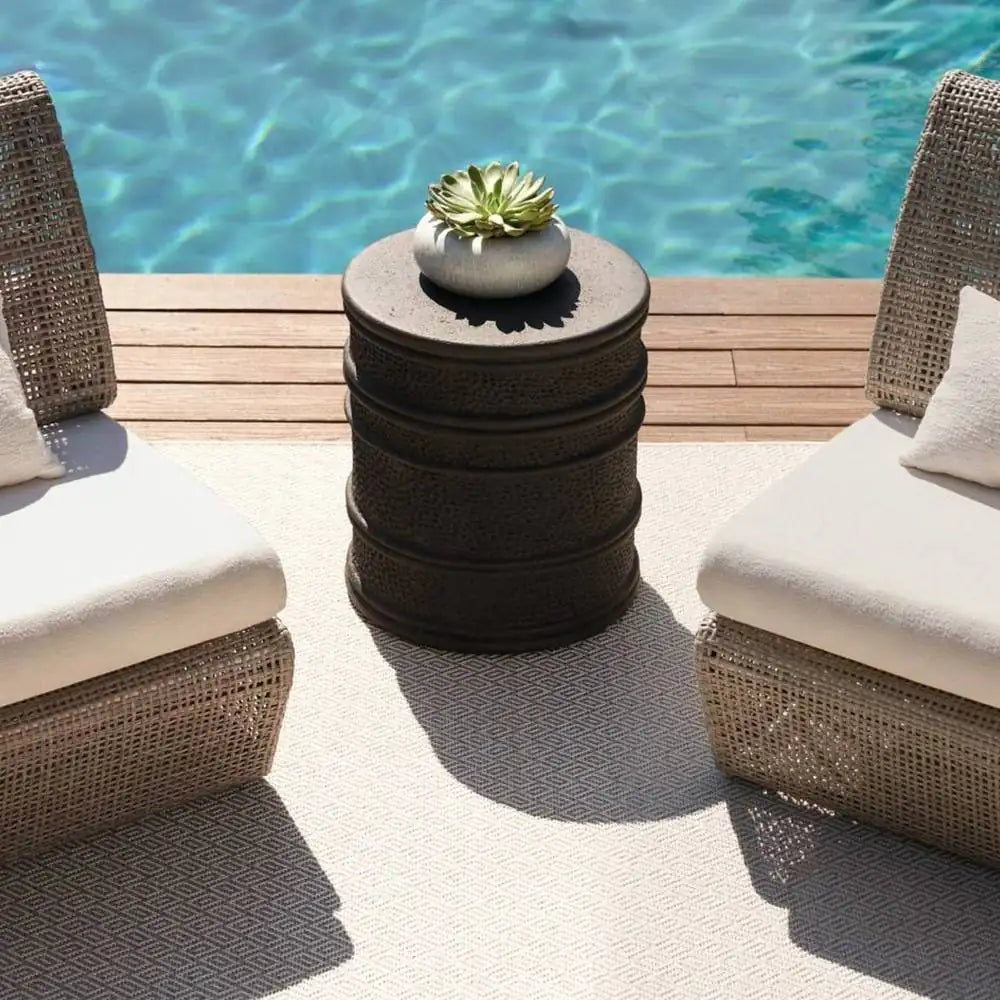 ARTERIORS DERMOT OUTDOOR ACCENT TABLE - Side