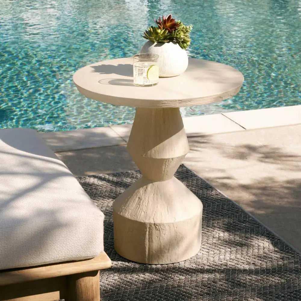 ARTERIORS CALYPSO OUTDOOR END TABLE - Side