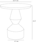 ARTERIORS CALYPSO OUTDOOR END TABLE - Side