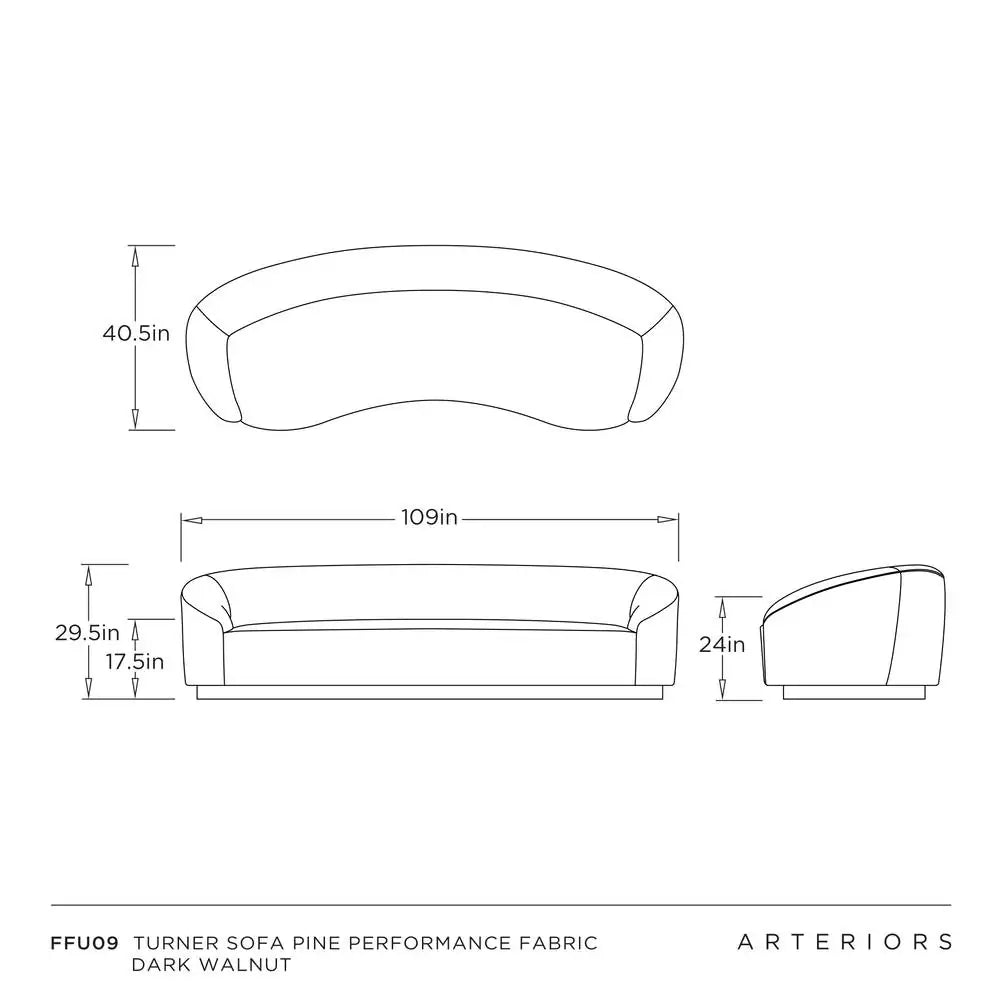 ARTERIORS, TURNER SOFA, LOUNGE