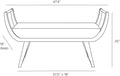 ARTERIORS, WINSTON BENCH, LOUNGE