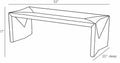 ARTERIORS ZURI BENCH - Lounge