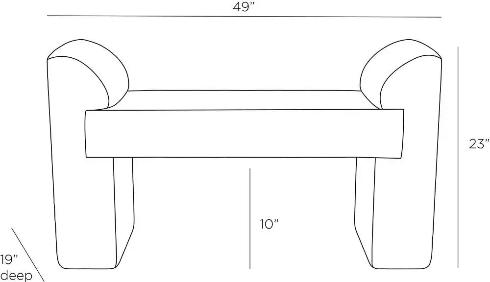 ARTERIORS, WINDEMERE BENCH, LOUNGE