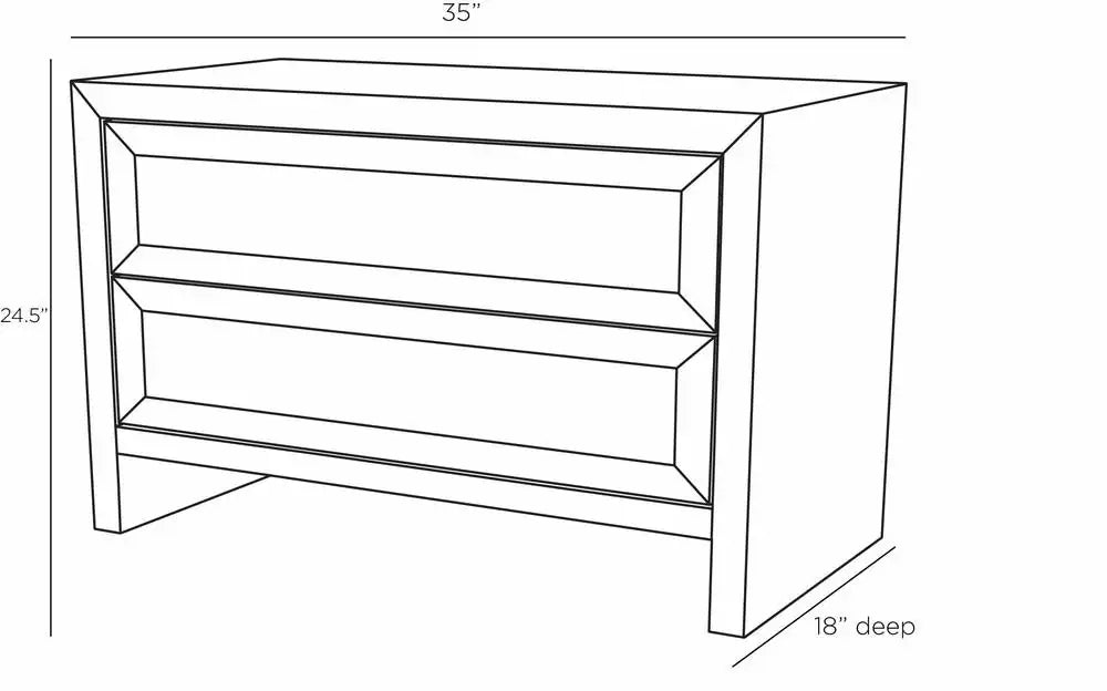 ARTERIORS BURNETT SIDE TABLE - Cabinets & Bar