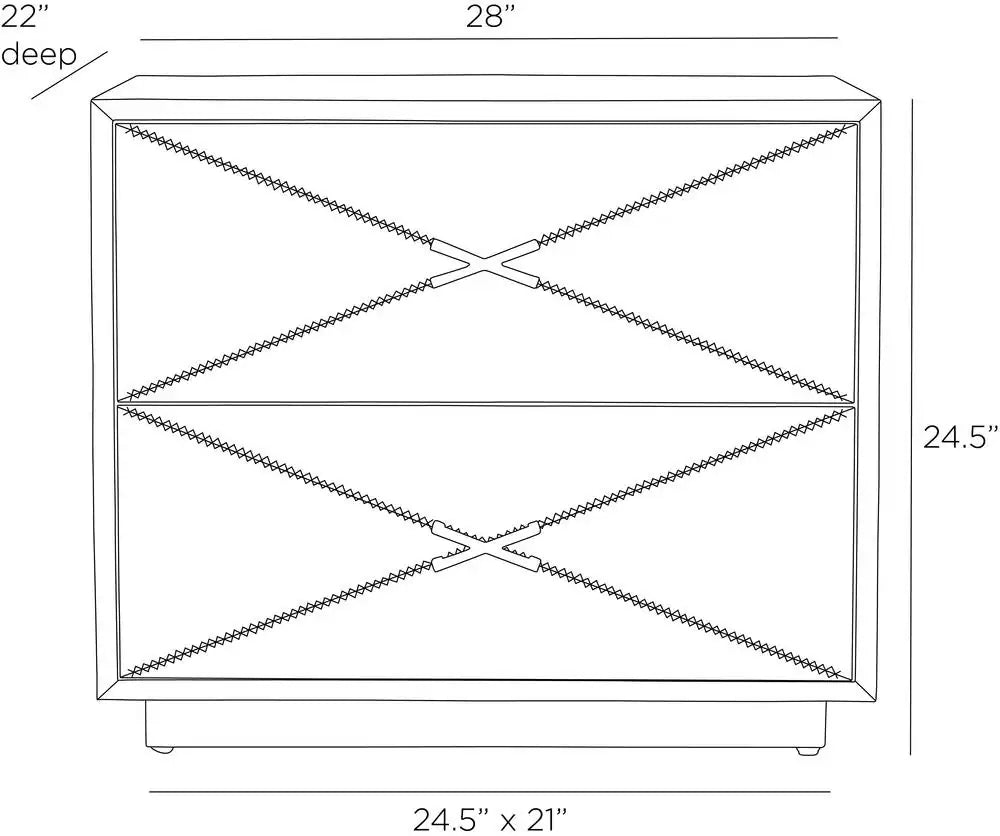 ARTERIORS HARTZEL SIDE TABLE - Cabinets & Bar