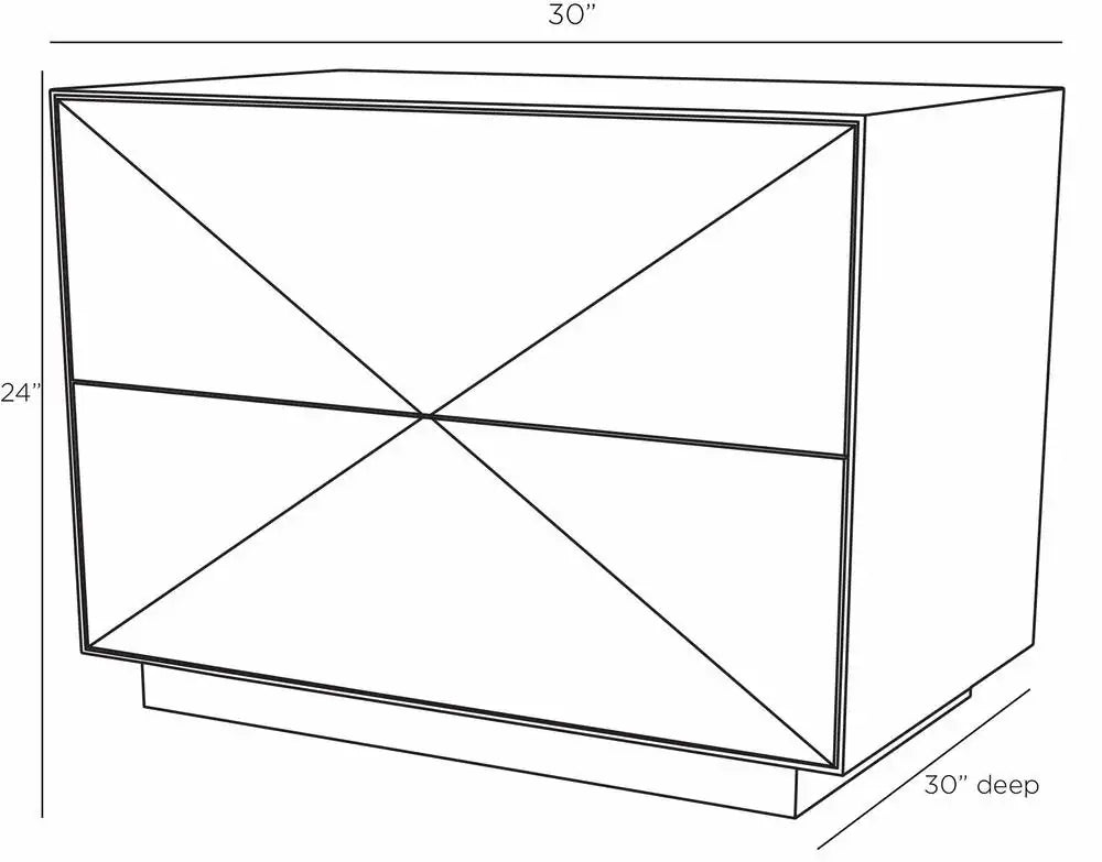 ARTERIORS BROOMFIELD SIDE TABLE - Cabinets & Bar