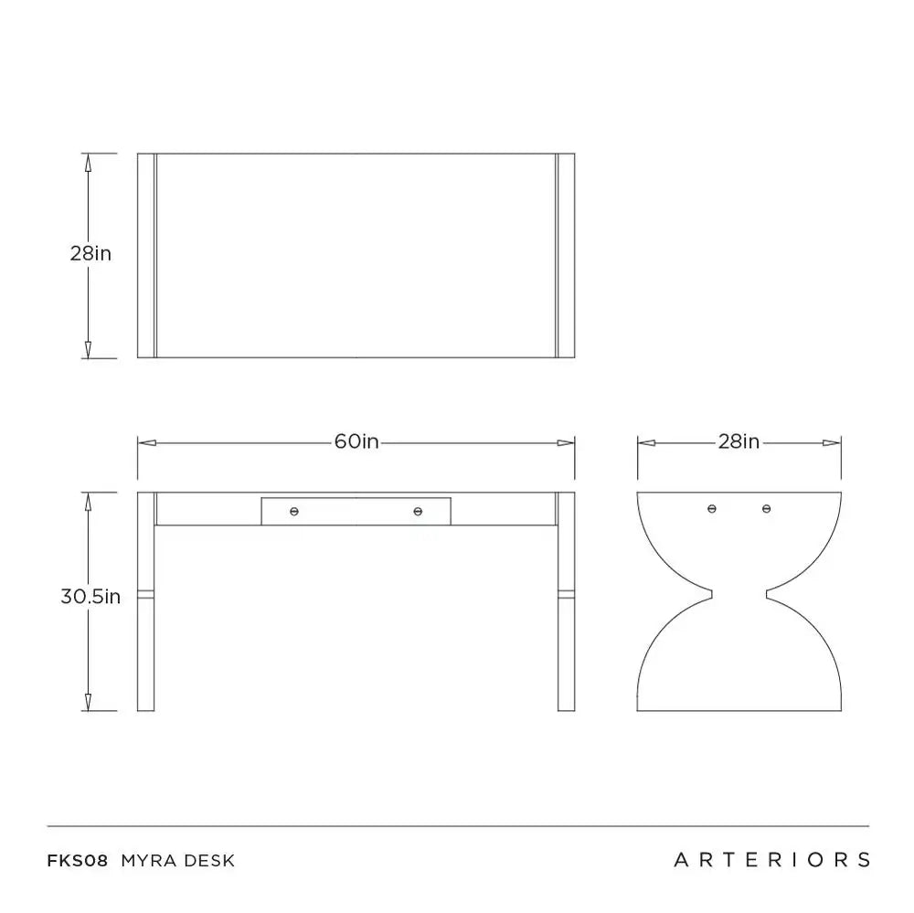 ARTERIORS MYRA DESK - Cabinets & Bar
