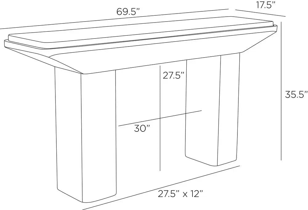 ARTERIORS ELIO CONSOLE - Side