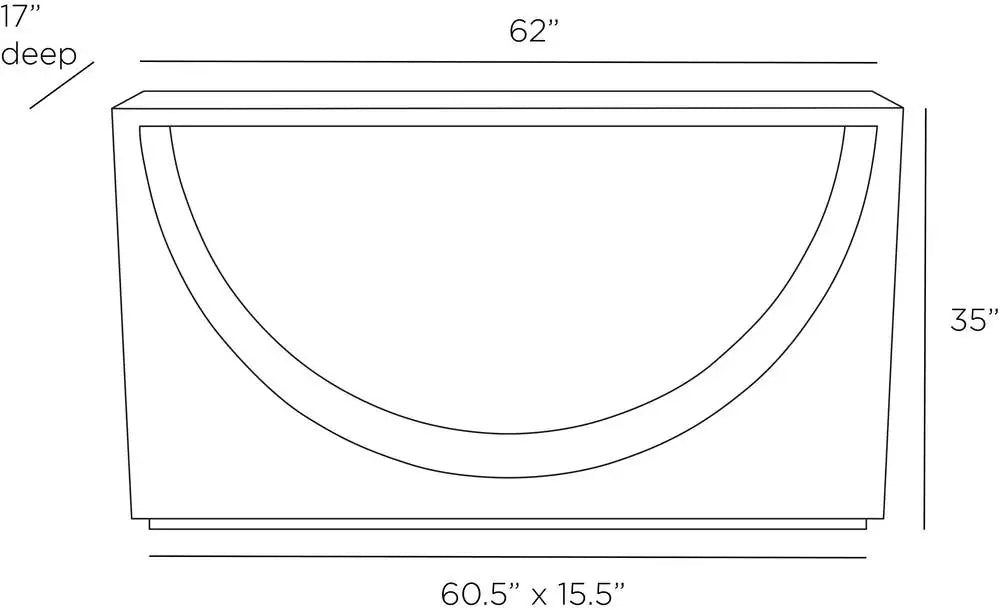 ARTERIORS TATTON CONSOLE - Side
