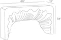 ARTERIORS FARELY OUTDOOR CONSOLE - Side