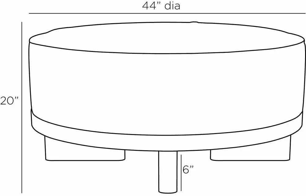 ARTERIORS, AURORA OTTOMAN, LOUNGE