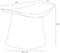 ARTERIORS, ENYA OUTDOOR STOOL, LOUNGE