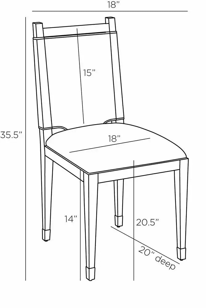 ARTERIORS, BURDOCK DINING CHAIR, LOUNGE
