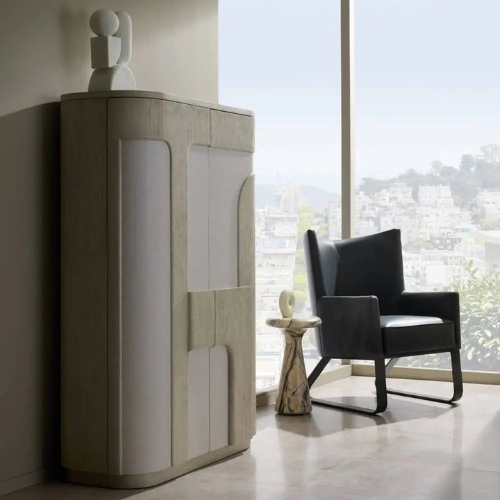 ARTERIORS, BLEU WINGBACK CHAIR, LOUNGE