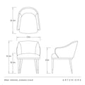 ARTERIORS, HERSHEL DINING CHAIR, LOUNGE