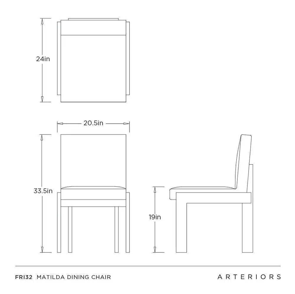 ARTERIORS, MATILDA DINING CHAIR, LOUNGE