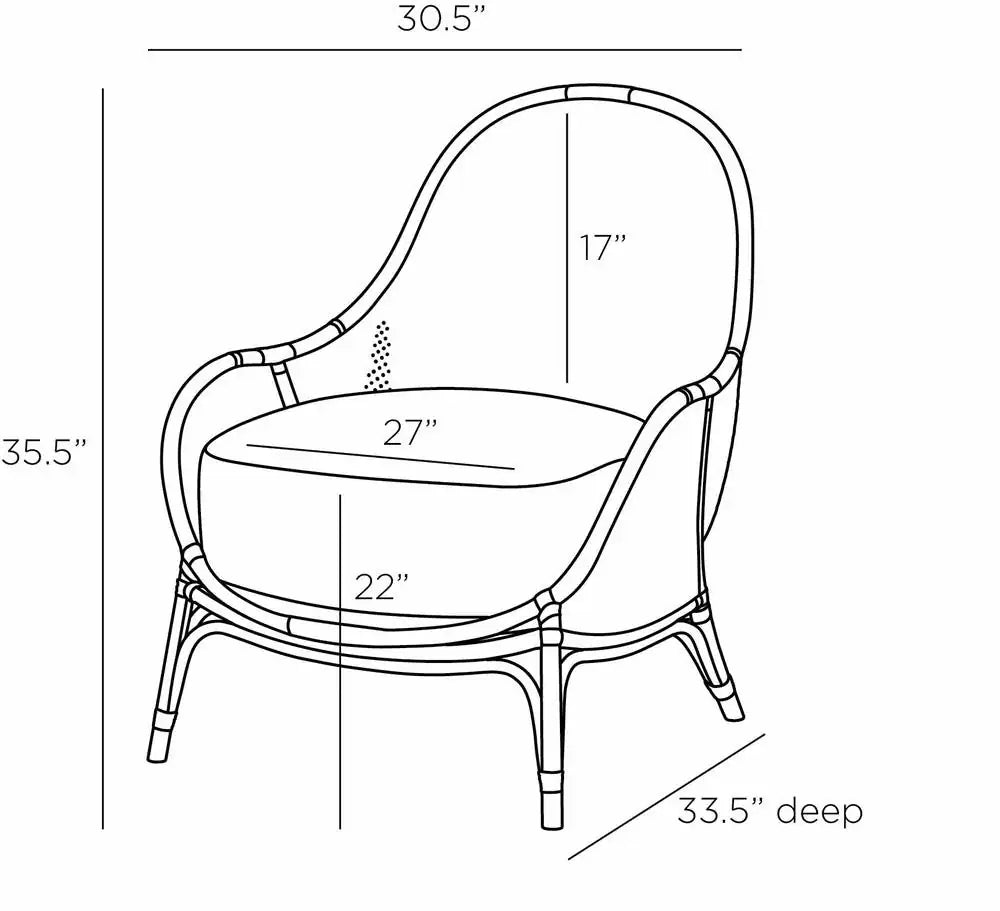 ARTERIORS, BONNIE LOUNGE CHAIR, LOUNGE
