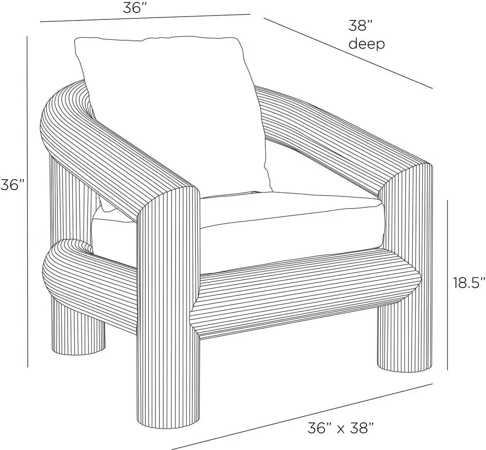 ARTERIORS EASLEY OUTDOOR CHAIR - Lounge