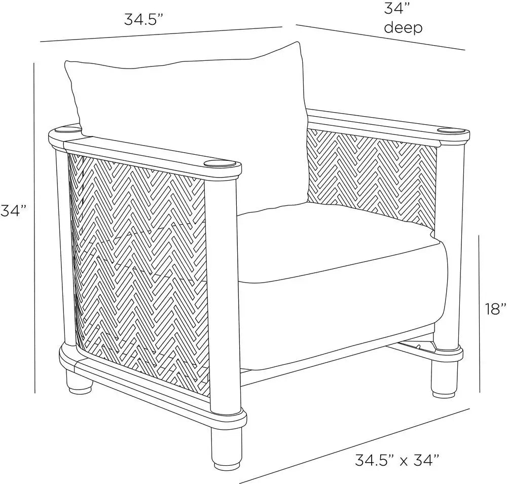 ARTERIORS EMOTO OUTDOOR CHAIR - Lounge