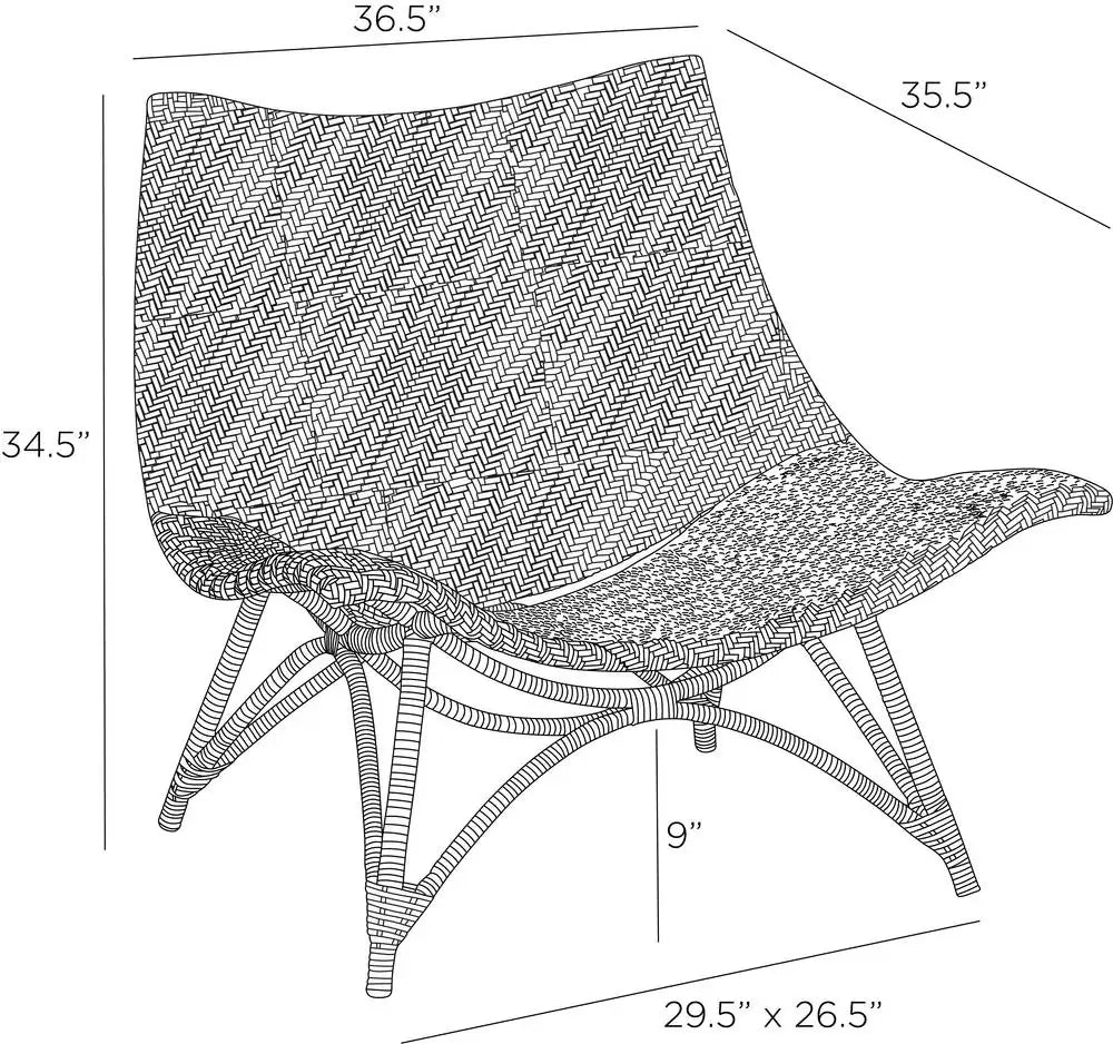 ARTERIORS, MARGOT OUTDOOR LOUNGE CHAIR, LOUNGE