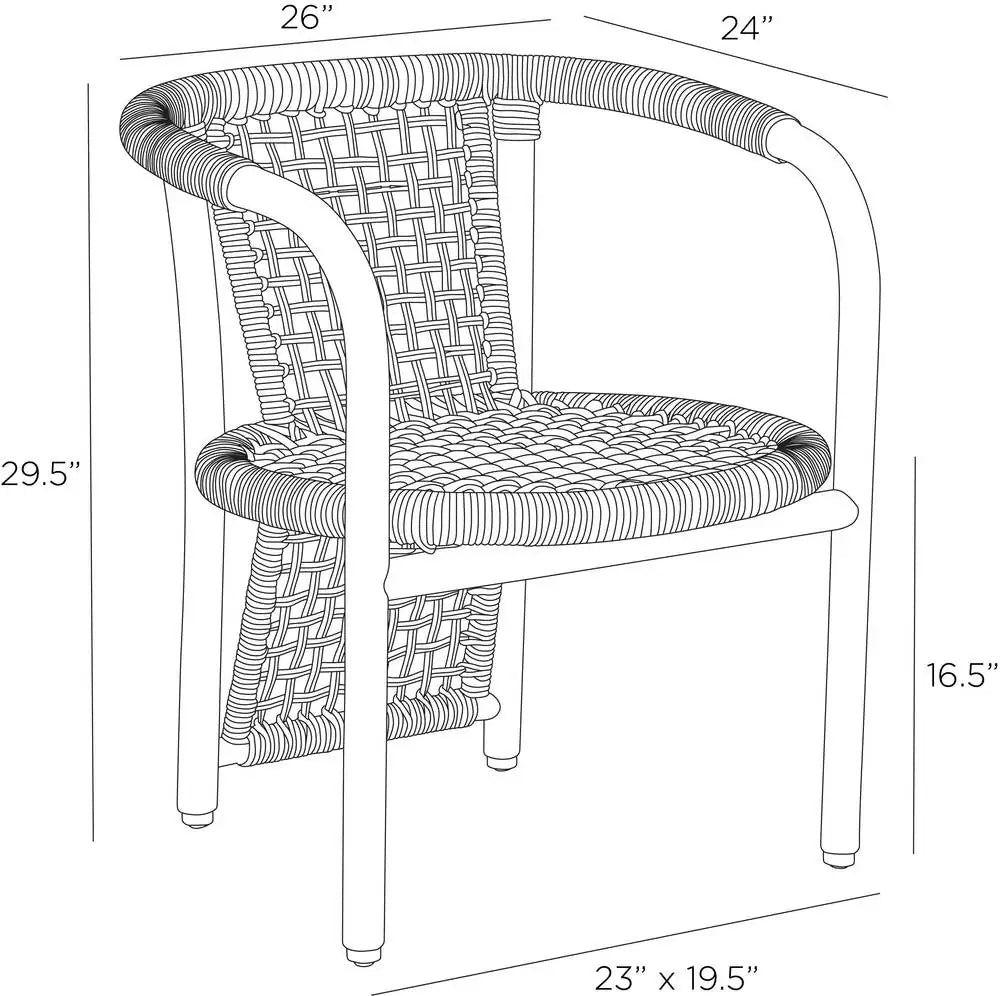 ARTERIORS CHAPMAN OUTDOOR DINING CHAIR - Lounge