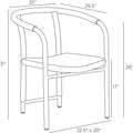 ARTERIORS FELLER OUTDOOR DINING CHAIR - Lounge