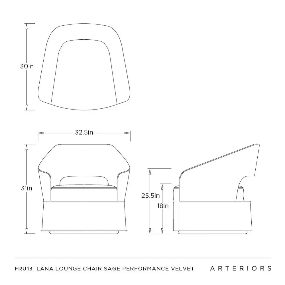 ARTERIORS LANA LOUNGE CHAIR - Lounge